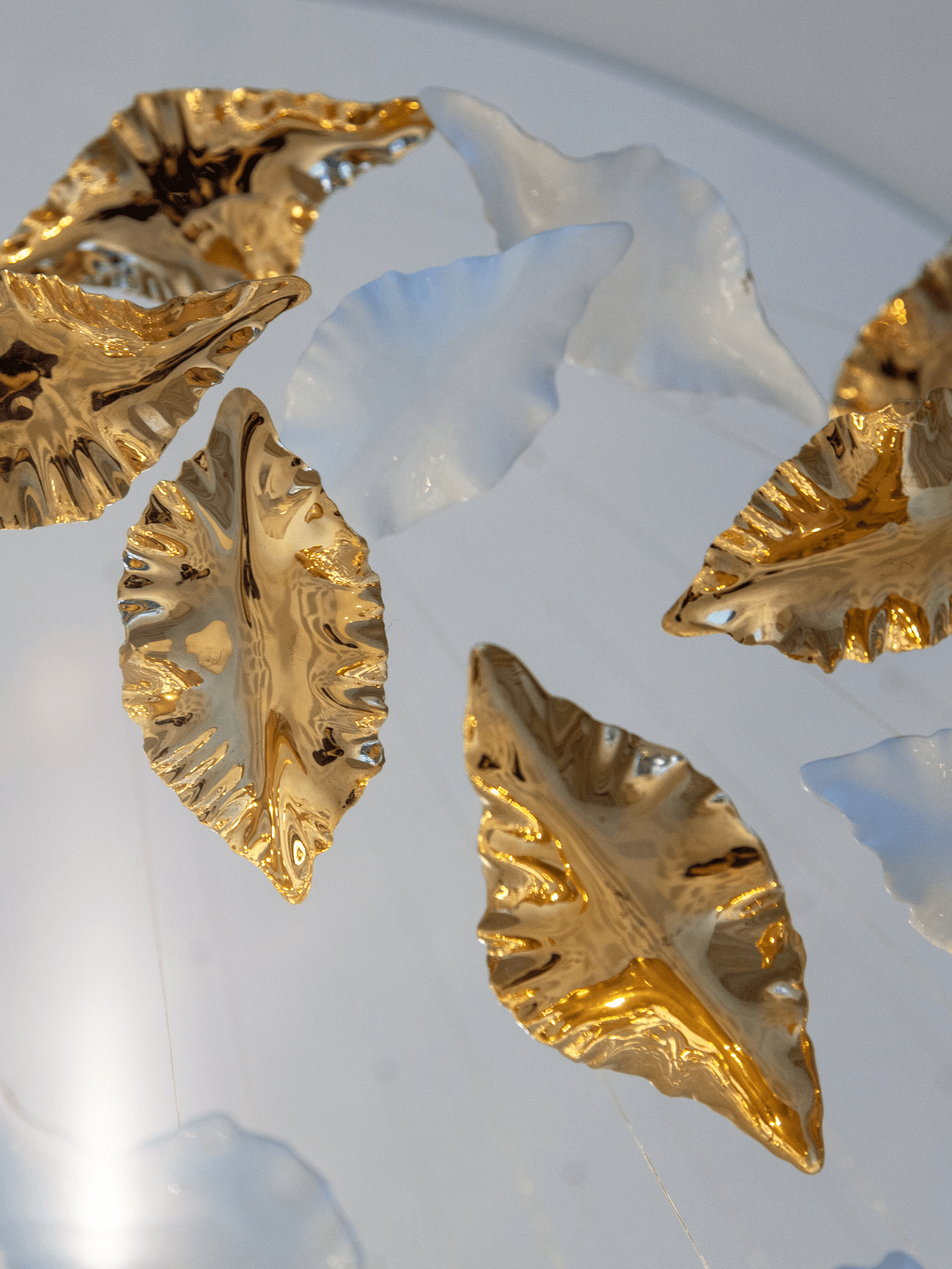 Leaf Twisted Sculptural Customize Chandelier - Letslighting