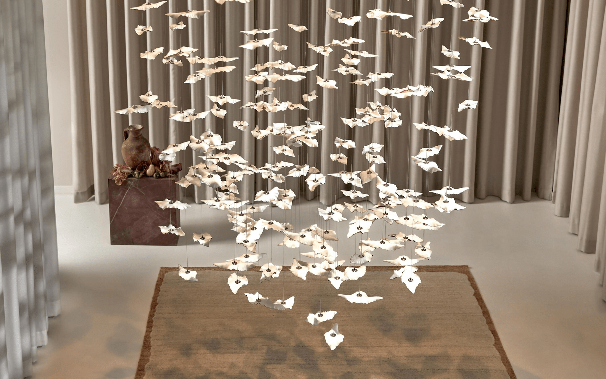 Leaf Twisted Sculptural Customize Chandelier - Letslighting