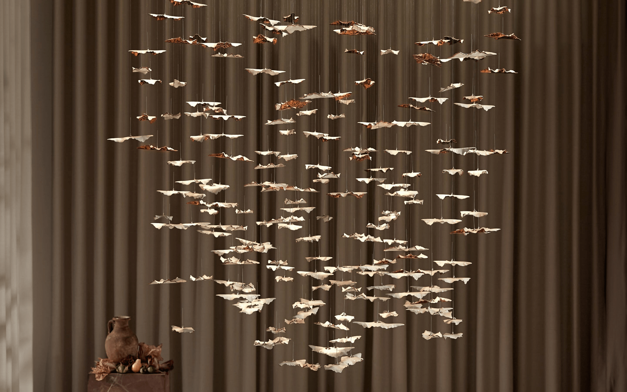 Leaf Twisted Sculptural Customize Chandelier - Letslighting