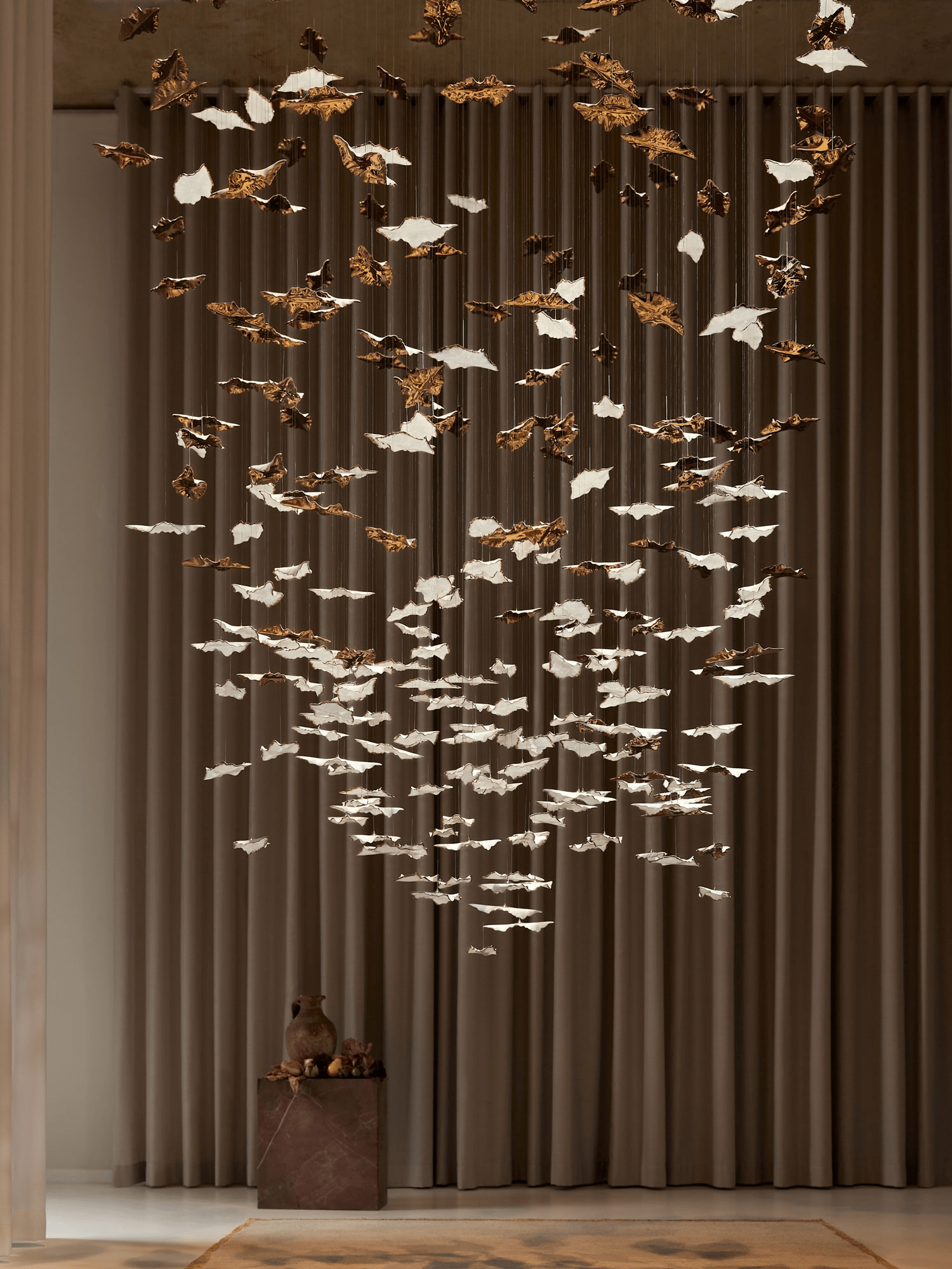 Leaf Twisted Sculptural Customize Chandelier - Letslighting