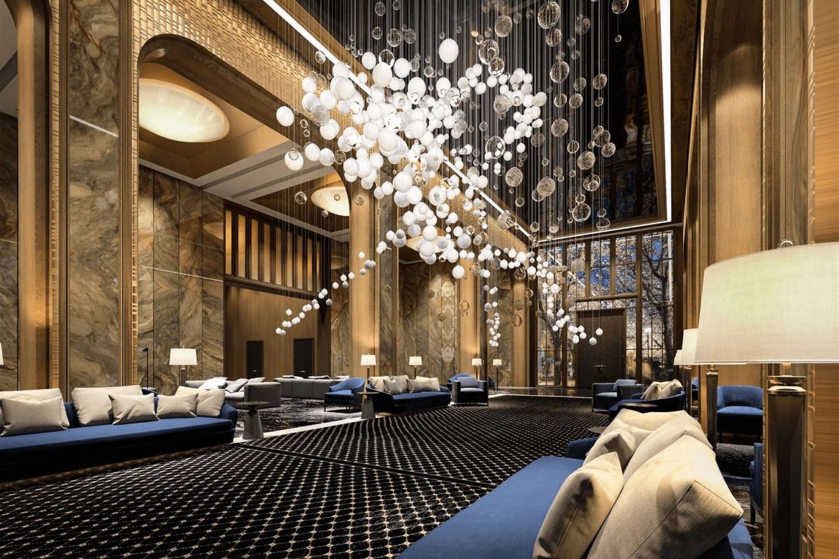 Breath of Light Customize Glass Staircase Chandeliers - Letslighting