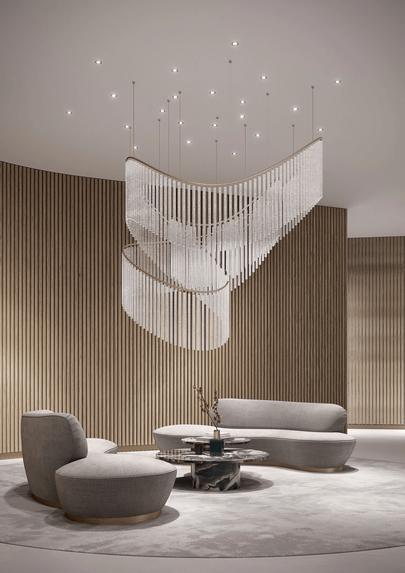 Crystal Spin Customize Chandelier - Letslighting