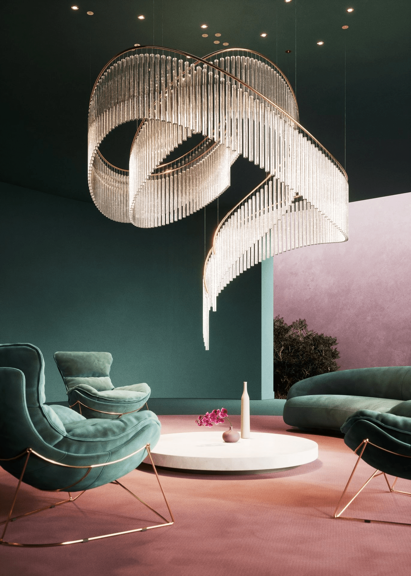 Crystal Spin Customize Chandelier - Letslighting