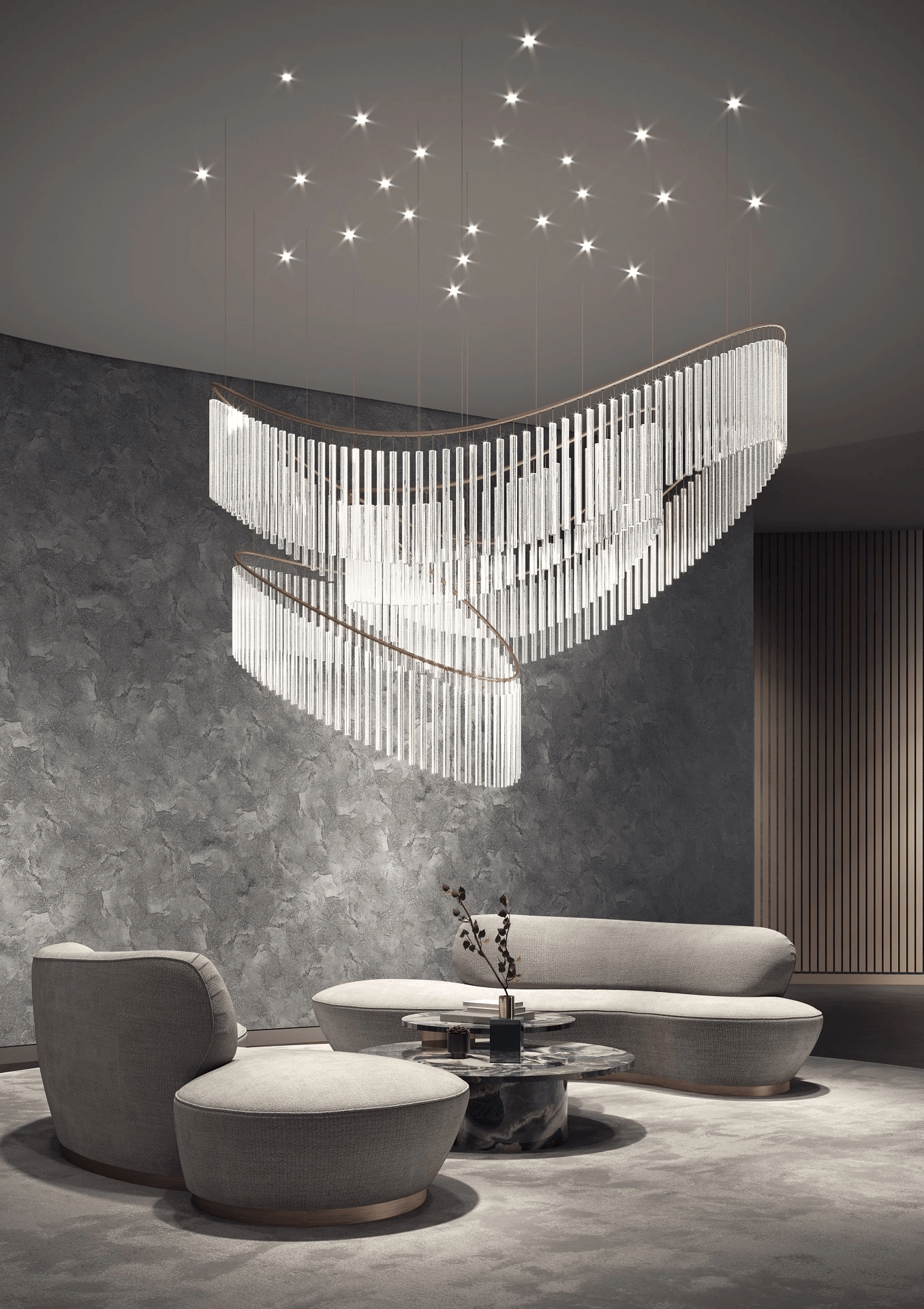 Crystal Spin Customize Chandelier - Letslighting