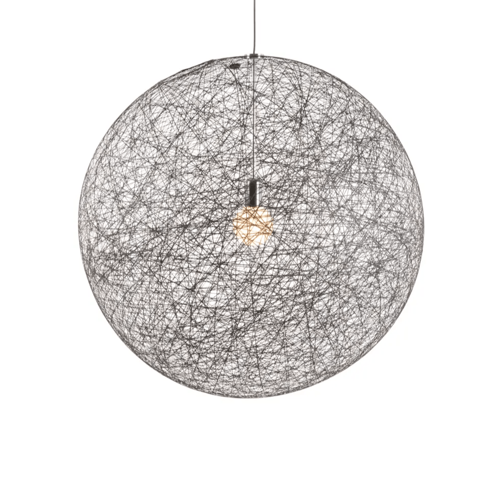 Spherical Modern Metal & Polymers Pendant Light
