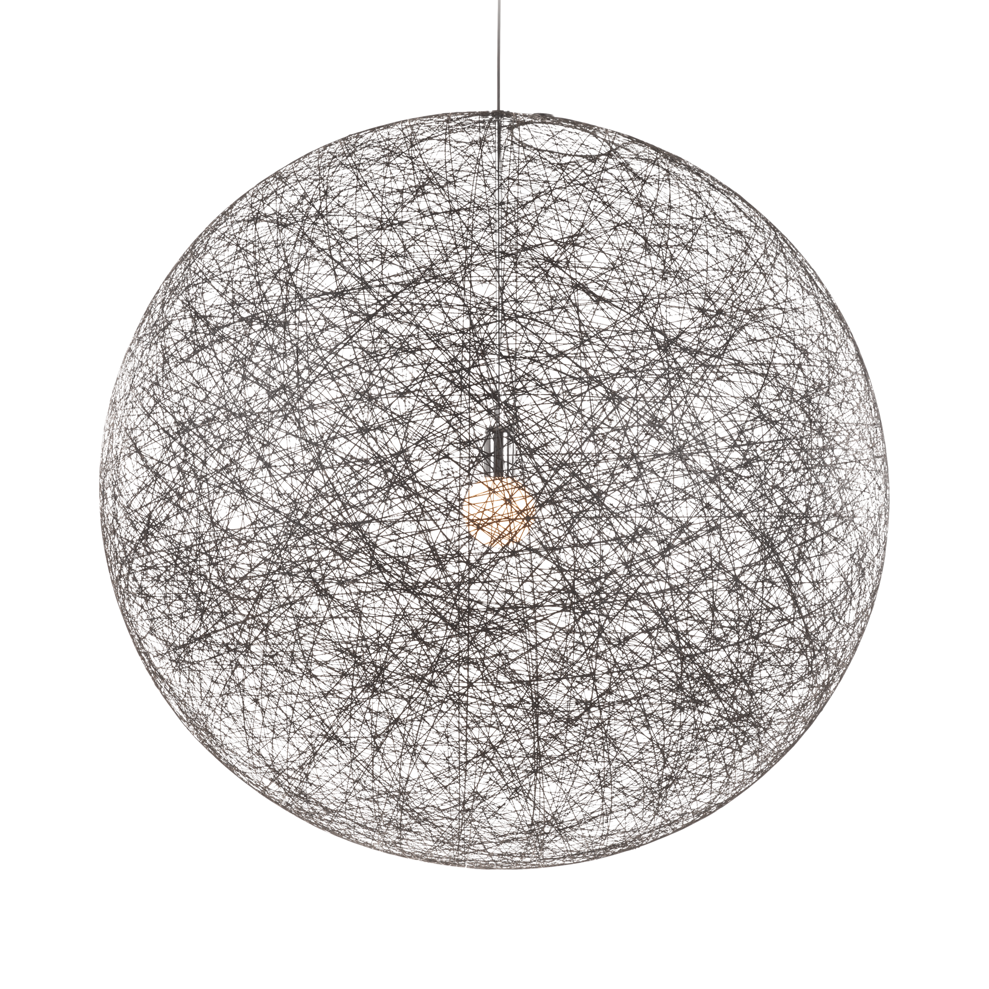 Spherical Modern Metal & Polymers Pendant Light