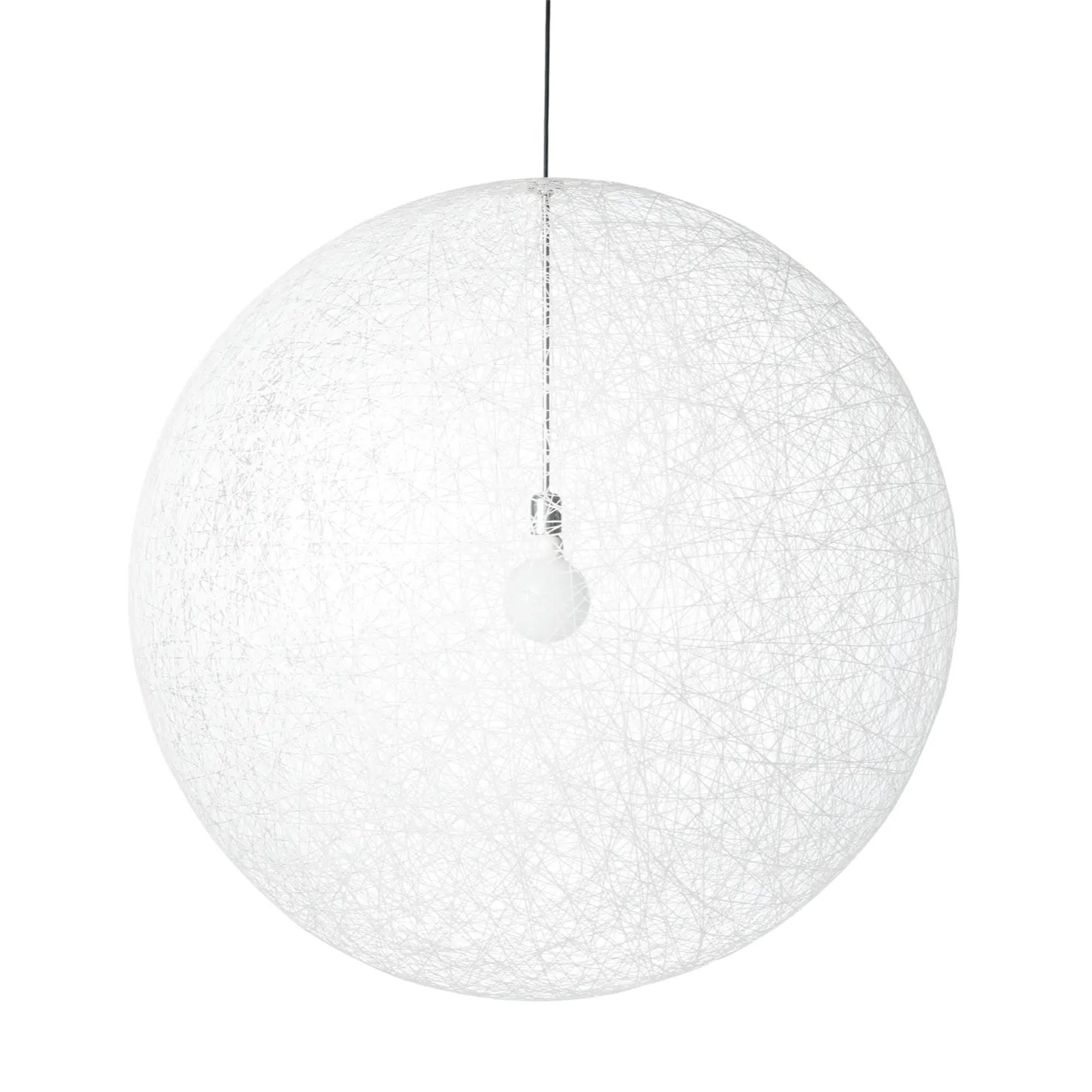 Spherical Modern Metal & Polymers Pendant Light