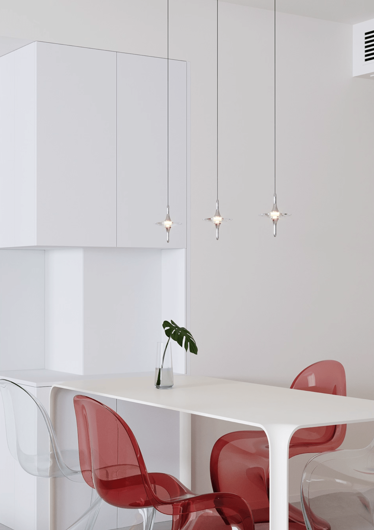 Starfall Modern Metal & Crystal Chandelier