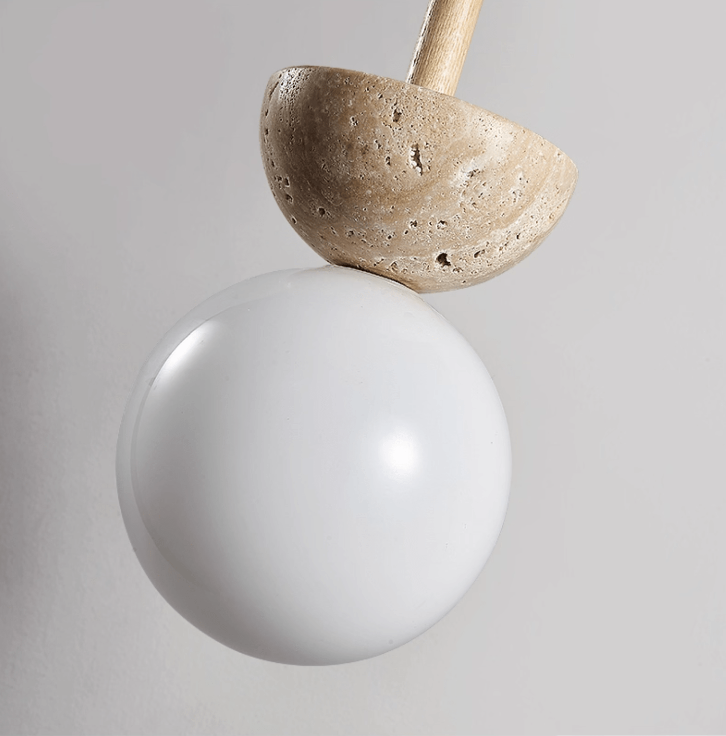Duo Modern Wood Pendant Light