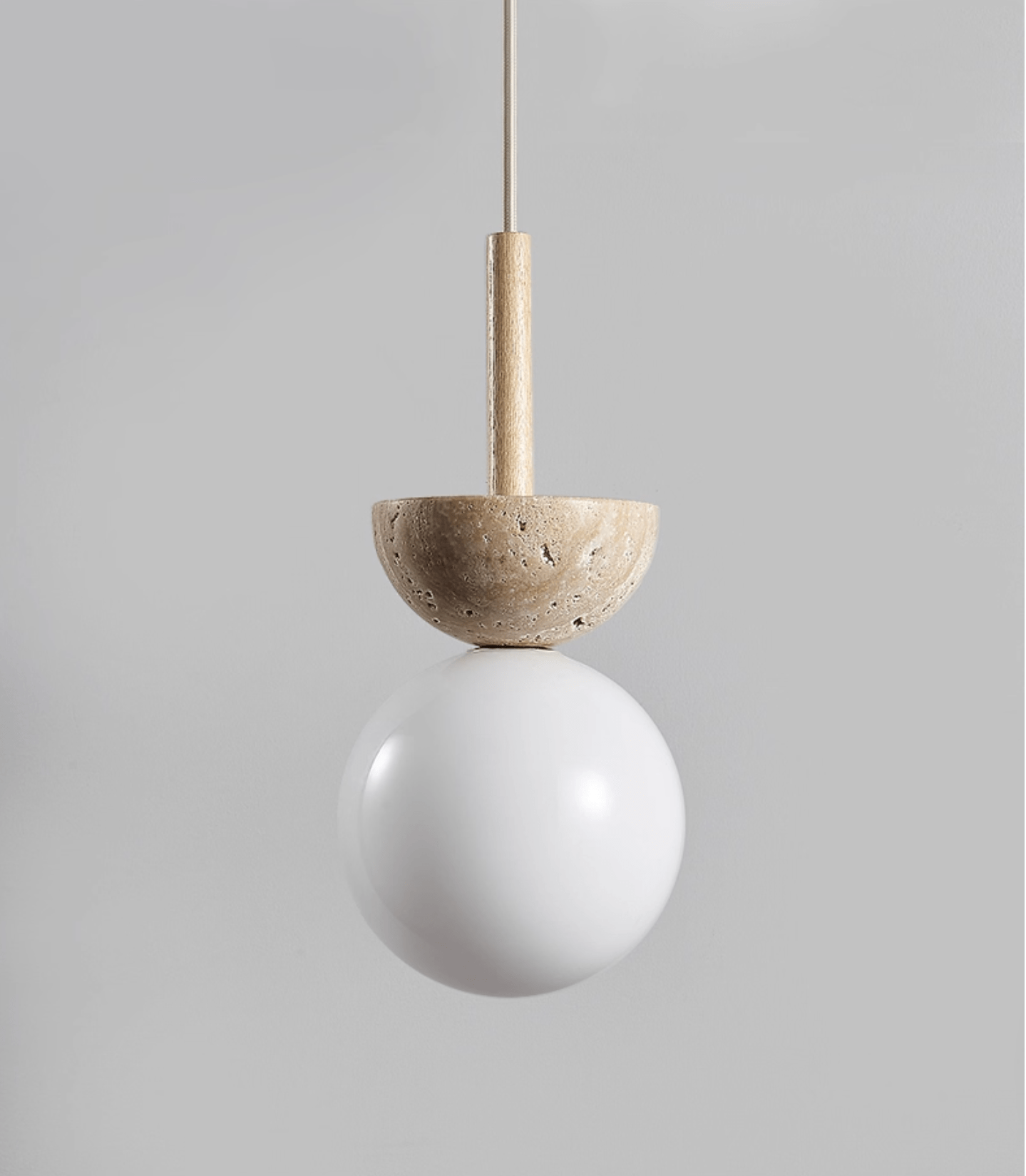Duo Modern Wood Pendant Light