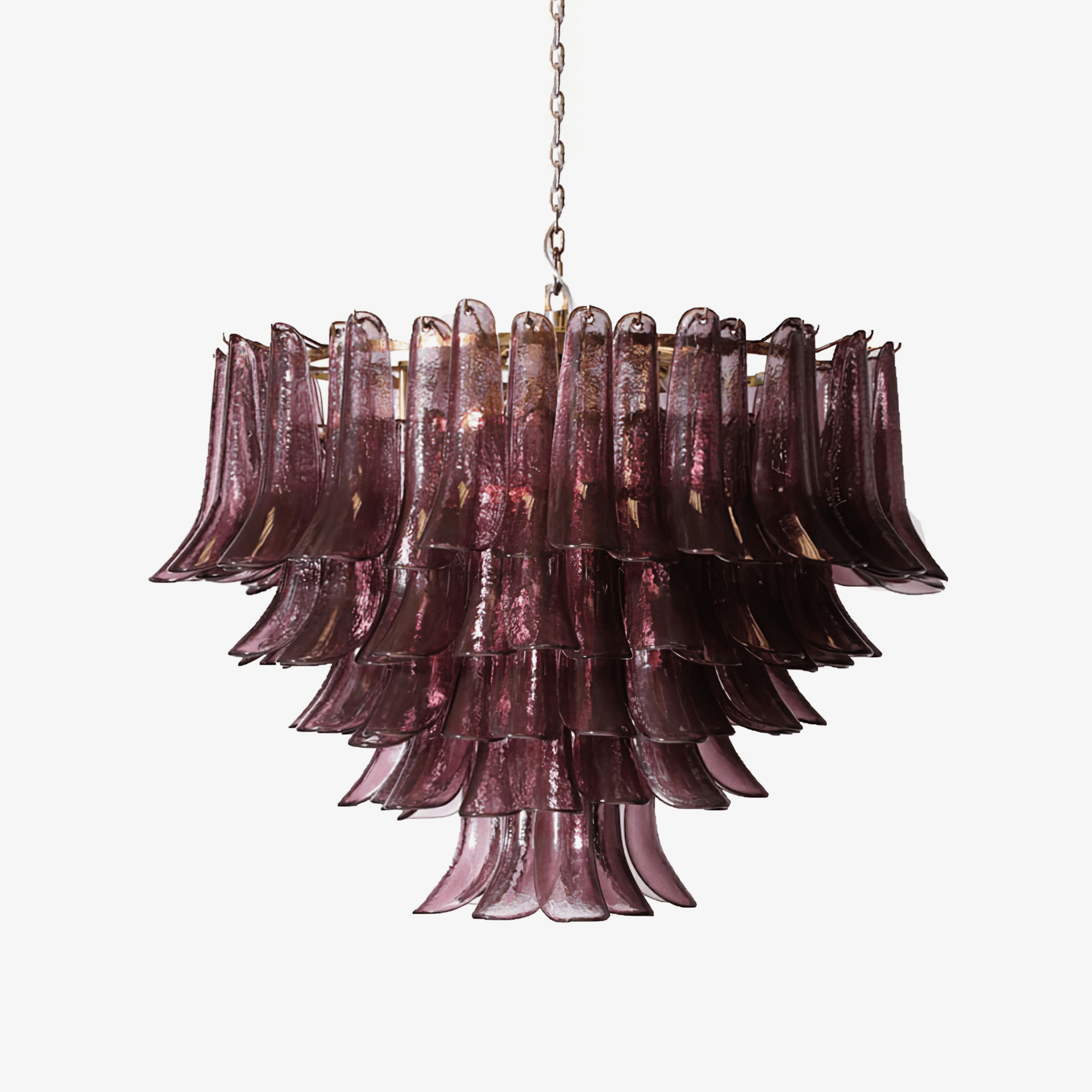 Amethyst  Luxury Metal & Glass Chandelier