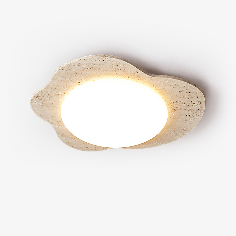Cloud Minimalist Travertine Ceiling Light