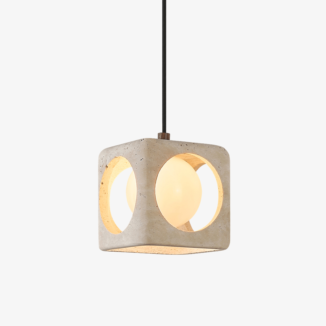Kaelis Modern Travertine Pendant Light