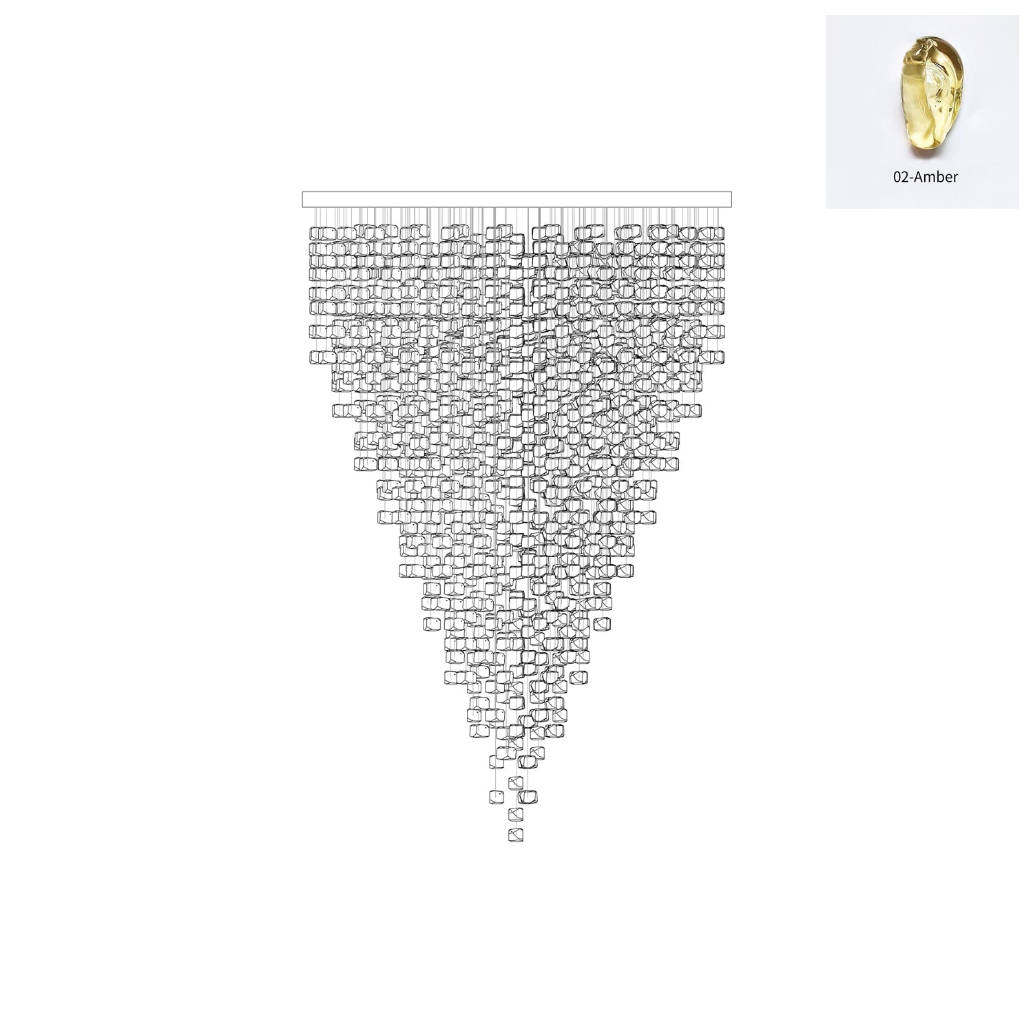 Veshaa Postmodern Luxury Stone Crystal Chandelier - Letslighting