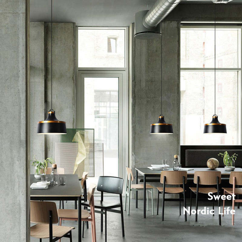 Valentina Modern Colorful Single Pendant Light, Metal Shade