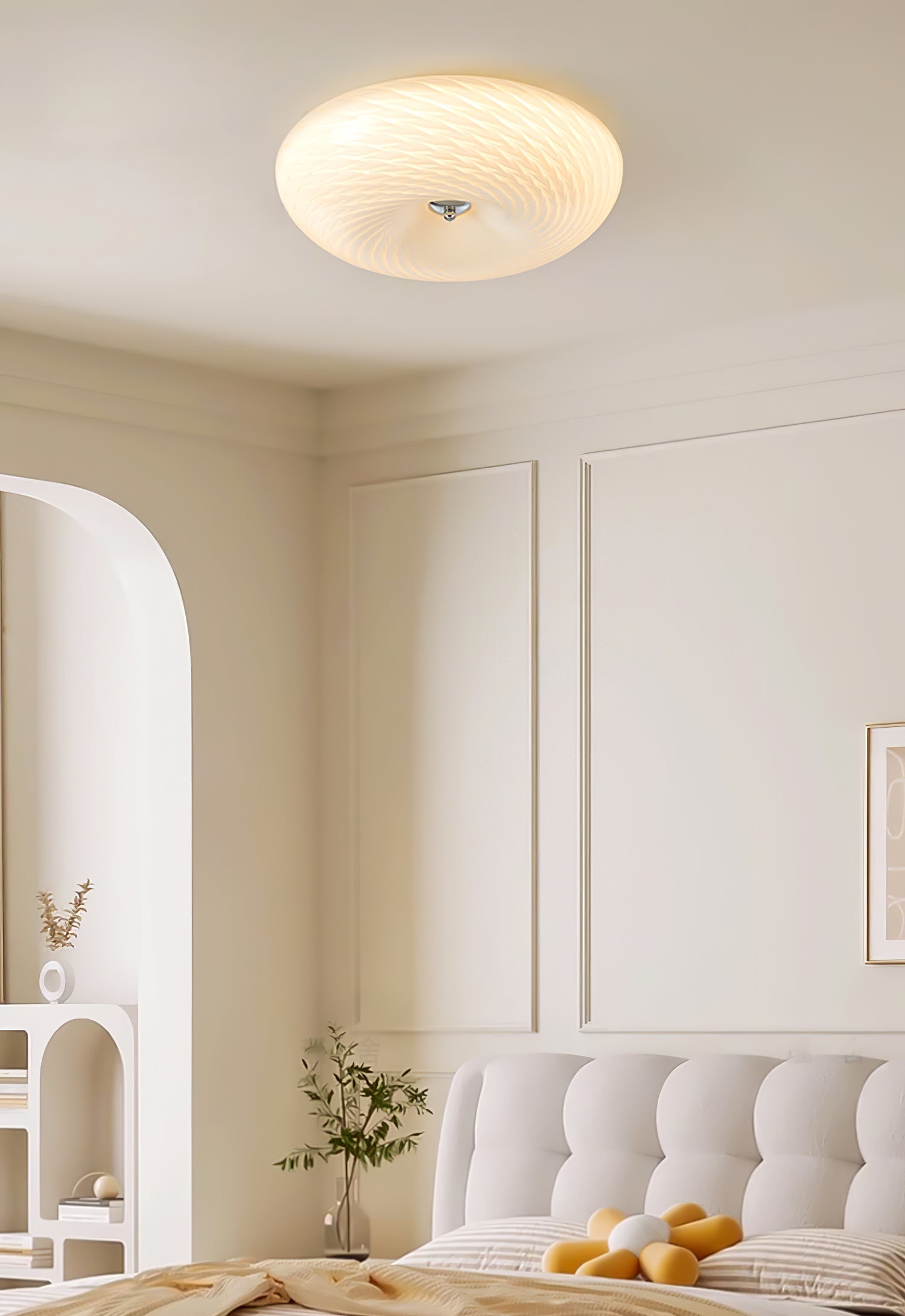 Comarion Modern Minimalist Art Glass Ceiling Light - Letslighting