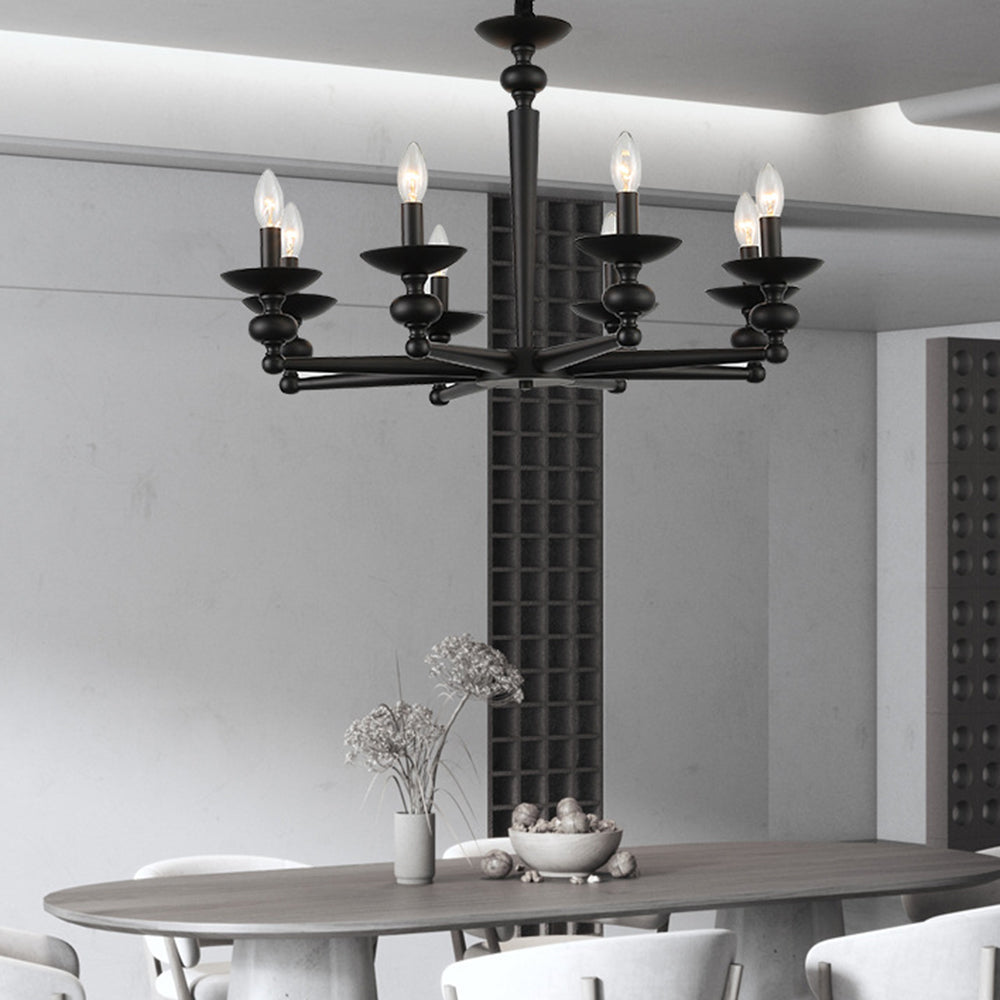 Silva Retro Candle Wall Lamp Chandelier for Living Room Dining Room