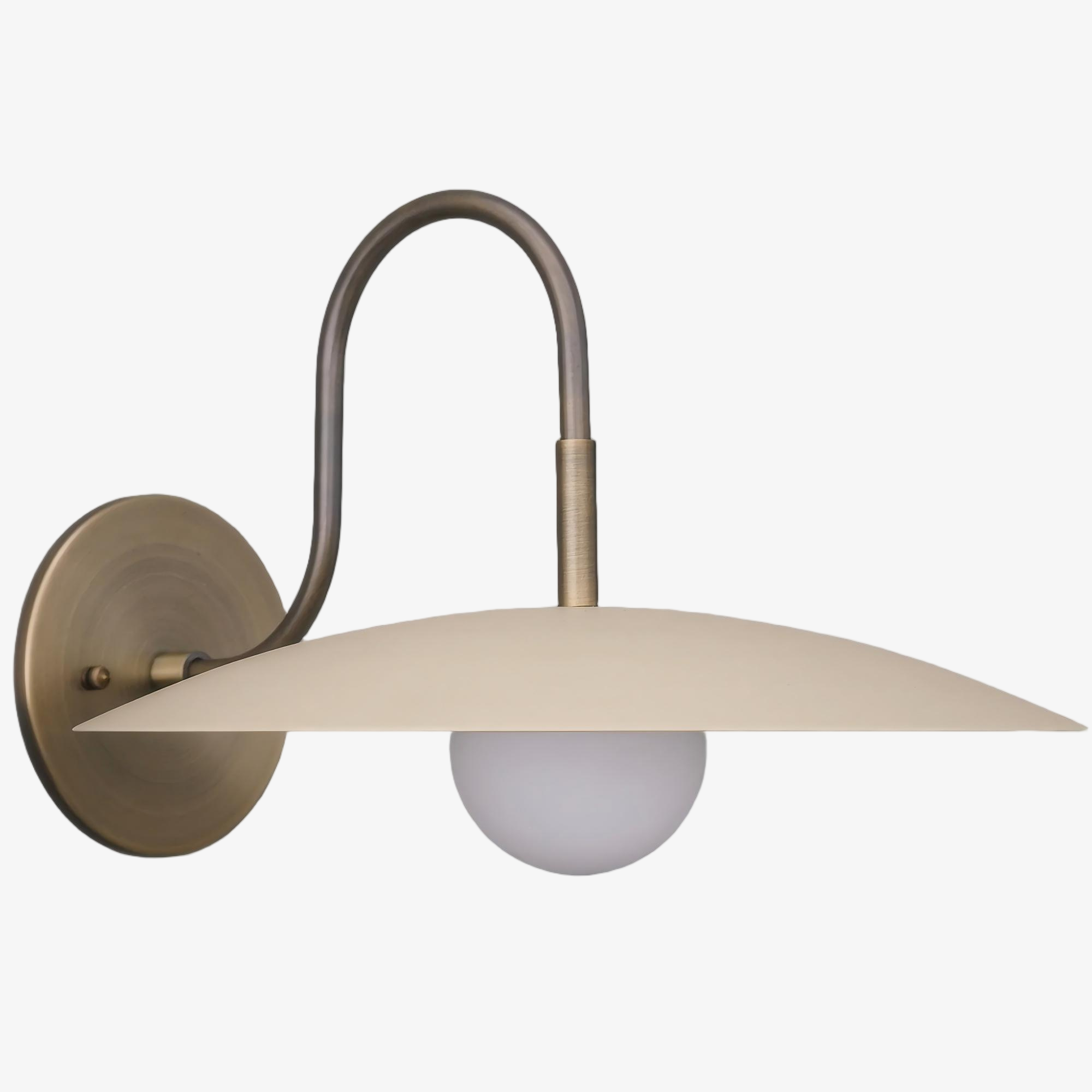 Disc Wall Sconce Metal Modern Bedroom