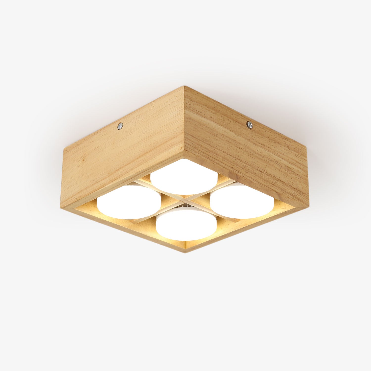 Eliza Minimalist Wood Ceiling Light - Letslighting