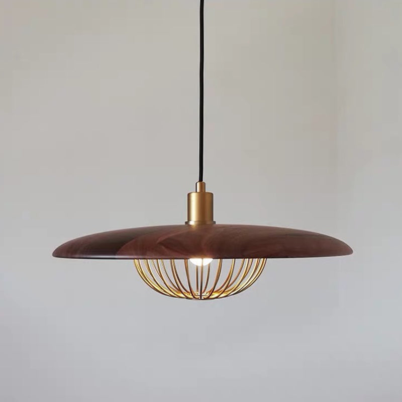 Arisha Modern Nordic Sutle Metal Pendant Light Wood
