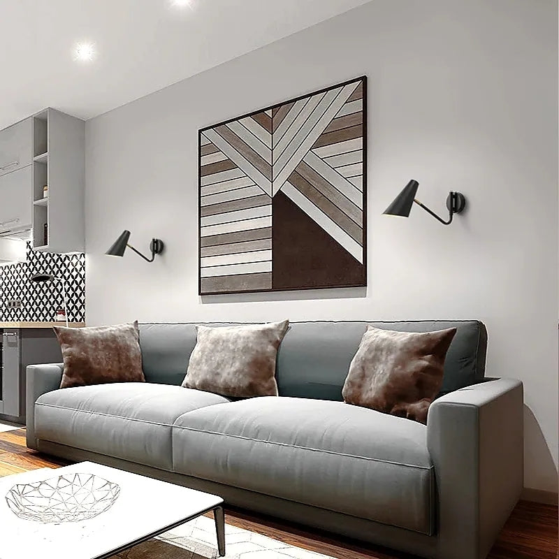 Epoch Minimalism Rotatable LED Indoor Wall Lamp Metal Bedroom Living Room Study Room - Letslighting