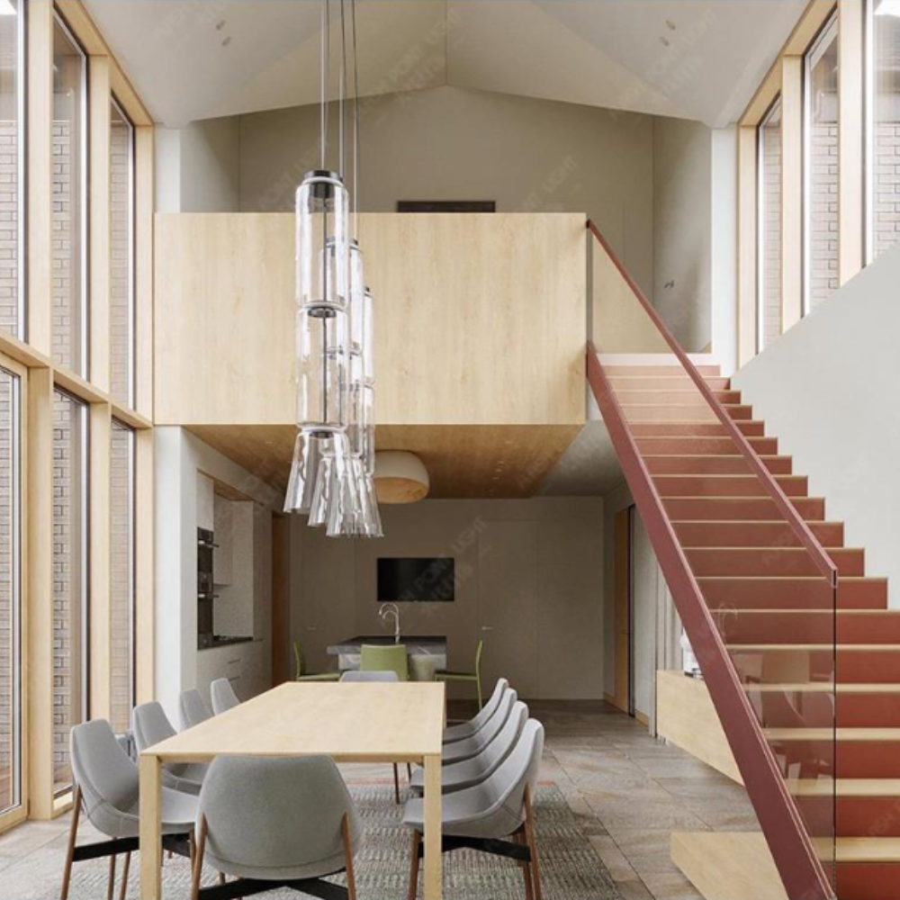 Valentina Minimalist Combination Glass Pendant Light