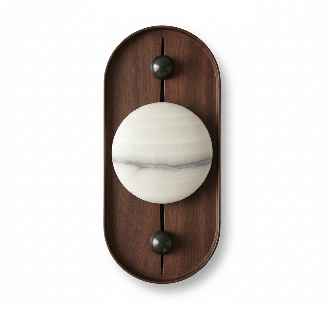 Koyan Minimalist Alabaster Wall Light