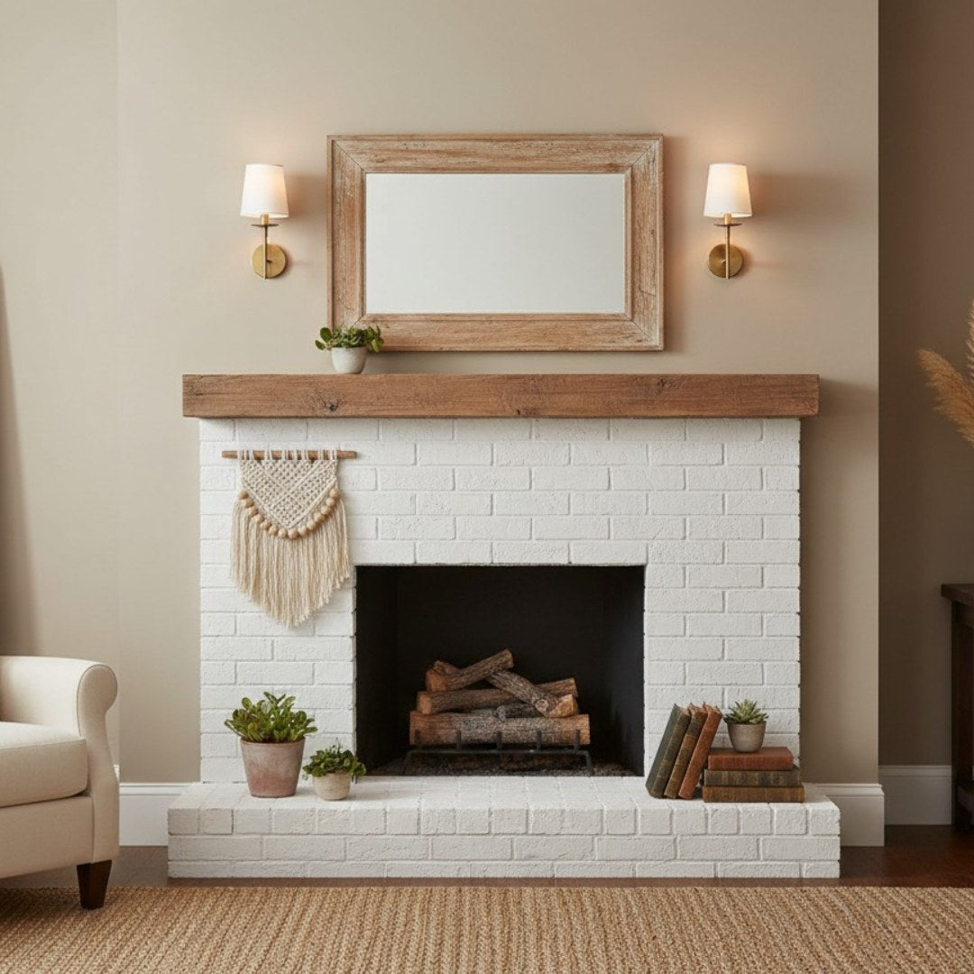 Lodge Brass Fabric Wall Light