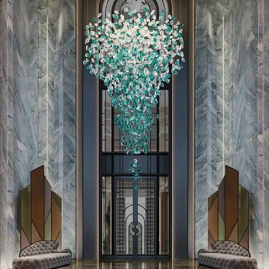 Veshaa Postmodern Luxury Stone Crystal Chandelier - Letslighting