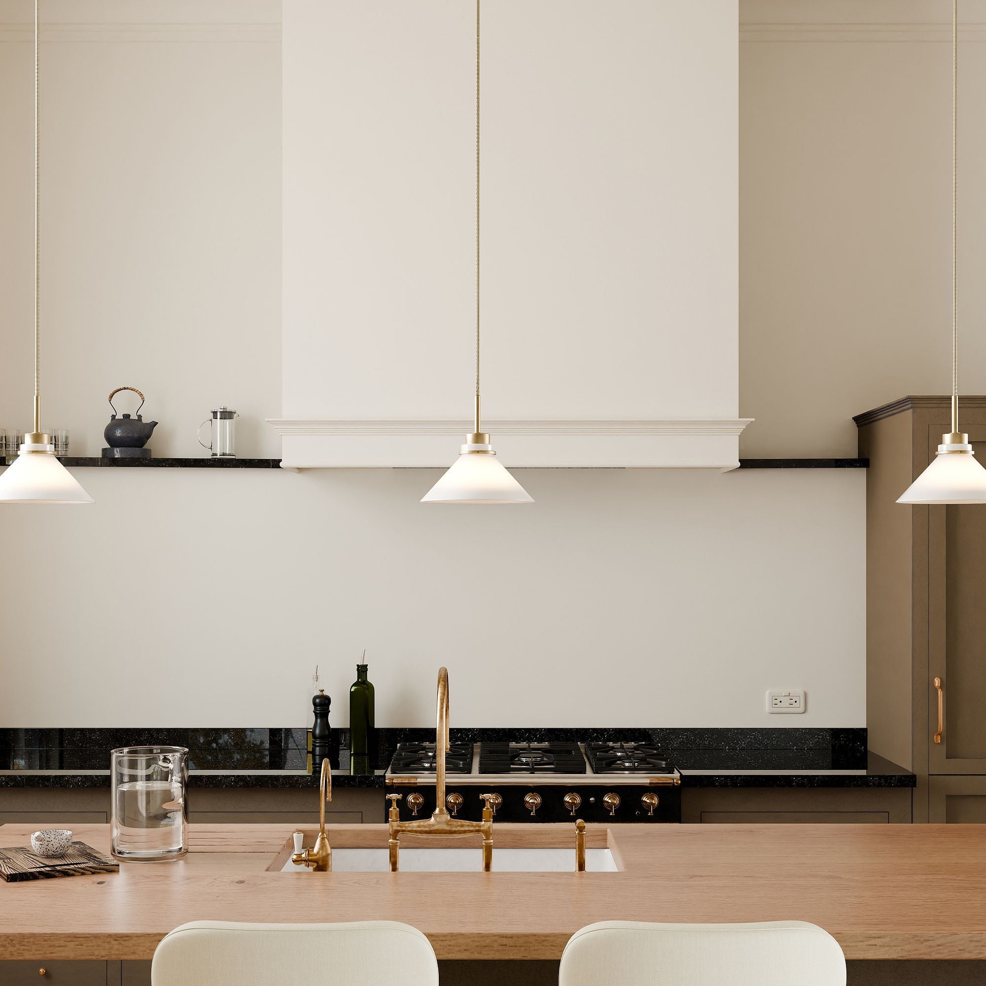 Grange Pendant Light Metal&Glass