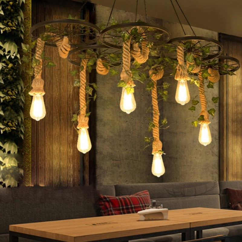Nest Industrial LED Chandelier Bar Living Room - Letslighting