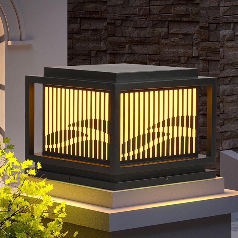 Ray Vintage LED Outdoor Light Post, Metal, Patio/Porch