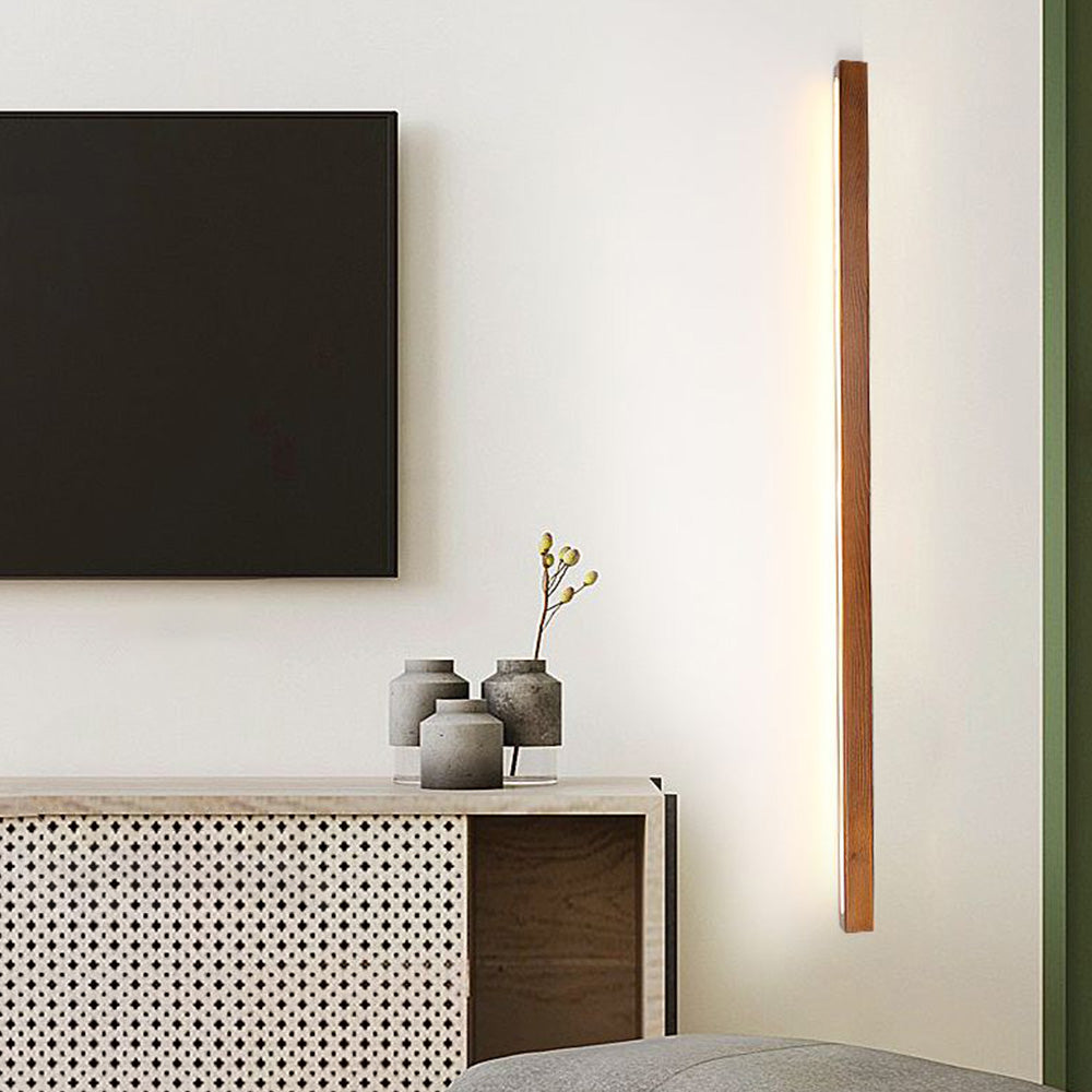 Muto Wall Lamp  Linear Wood