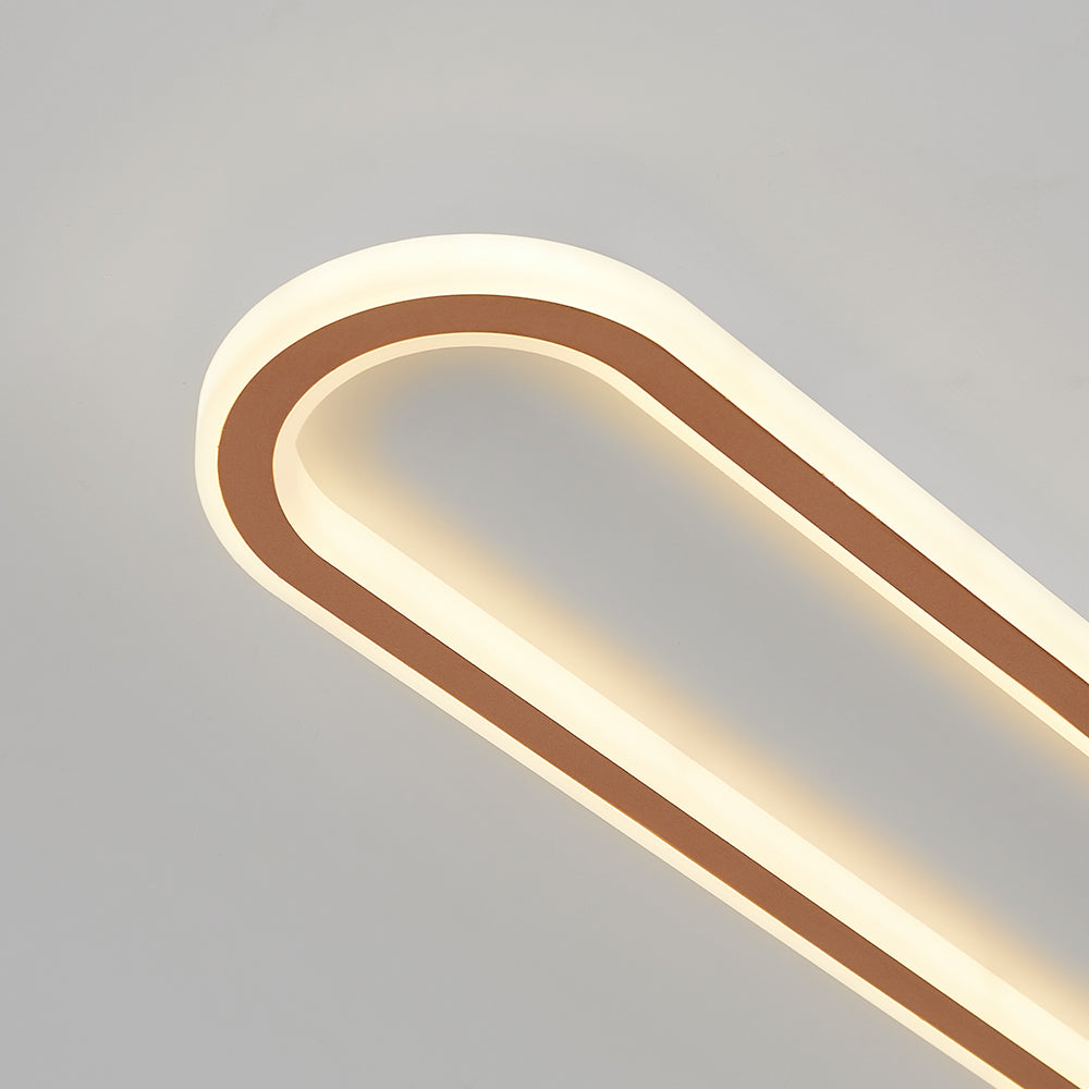 Arisha Minimalist Rectangular Flush Mount Ceiling Light - Letslighting