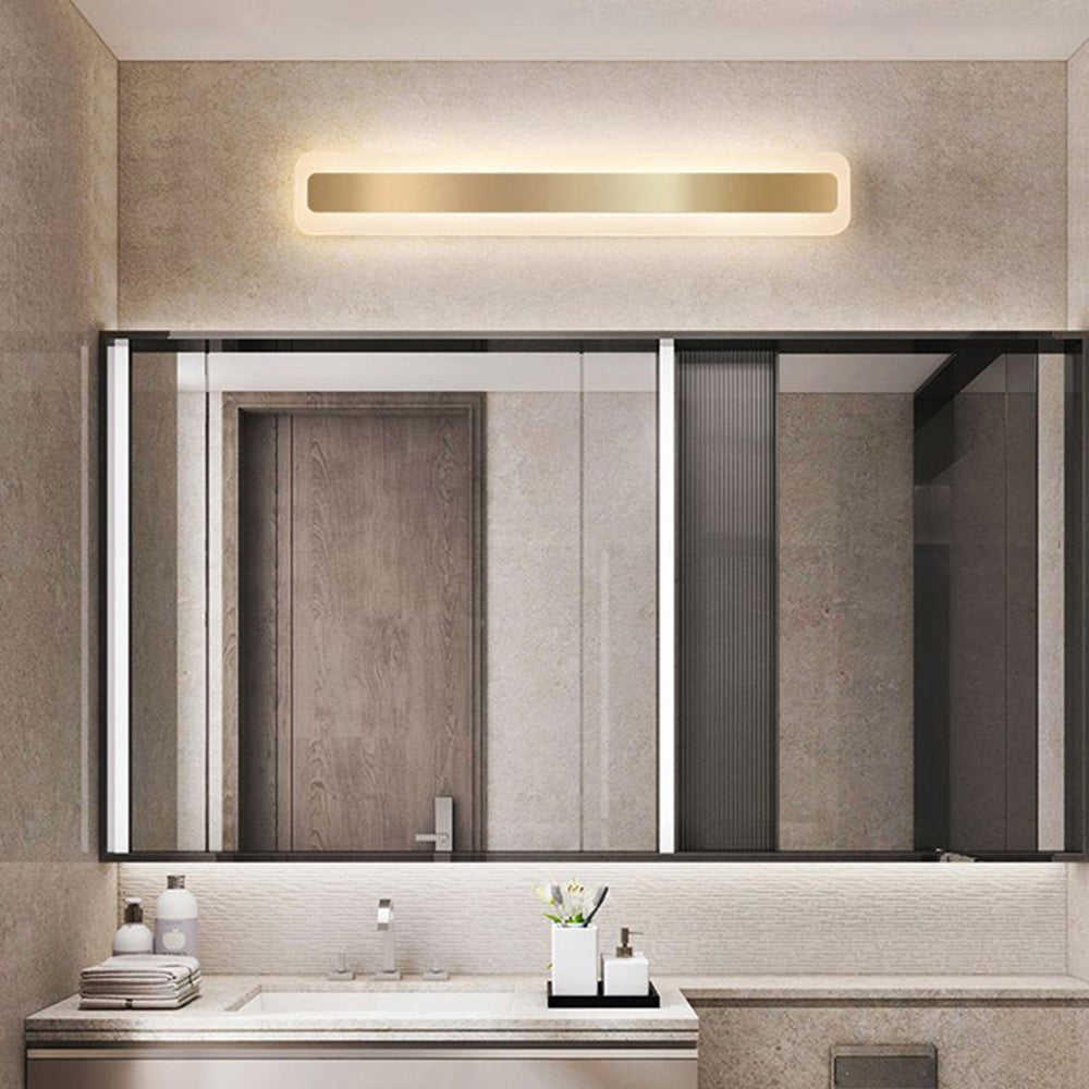 Arisha Modern Rectangular Vanity Mirror Front Wall Lamp