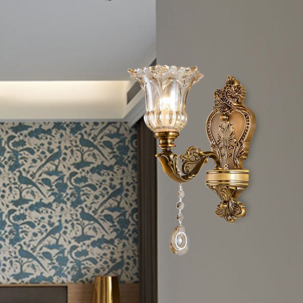 Ray Vintage Flor Metal Glass Wall lamp
