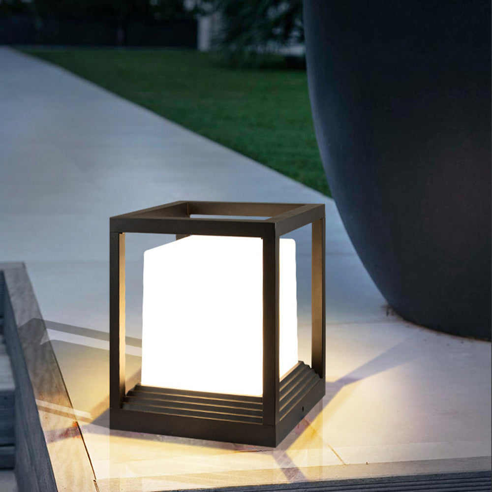 Ray Modern Rectangular Metal Outdoor Lamps