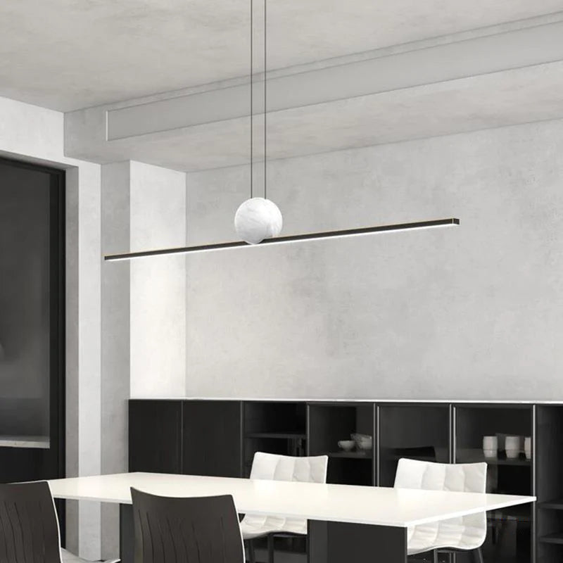 Arisha Pendant Light 2 Color, & Marble, 35.4"/47.2"/59" - Letslighting
