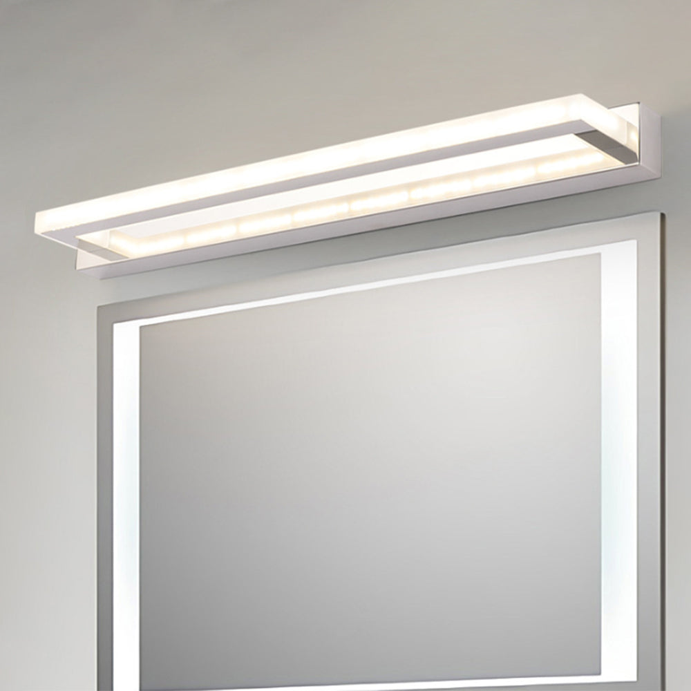 Arisha Rectangular Led Mirror Front Vanity Wall Mount Light Bathroom - Letslighting