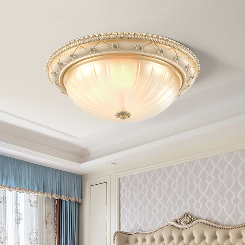 Silva Minimalist Flush Mount Ceiling Light Resin Living Room - Letslighting