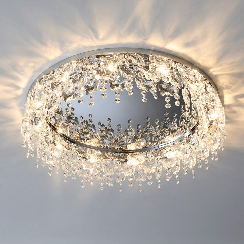 Kristy Modern Flush Mount Ceiling Light Light /Crystal Living Room - Letslighting