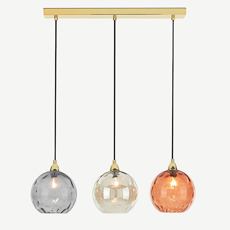 Valentina Pendant Light Water Ripple Cluster, 3 Head