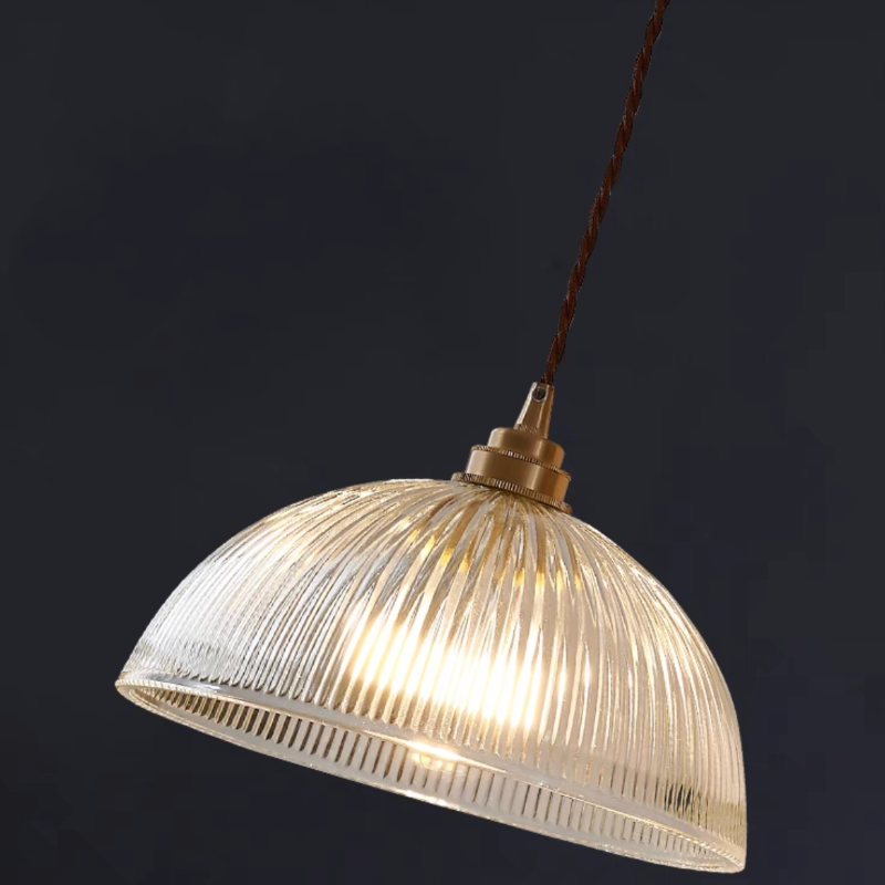 Silva Simple Bowl Metal/Glass Pendant Light, Dining Room - Letslighting