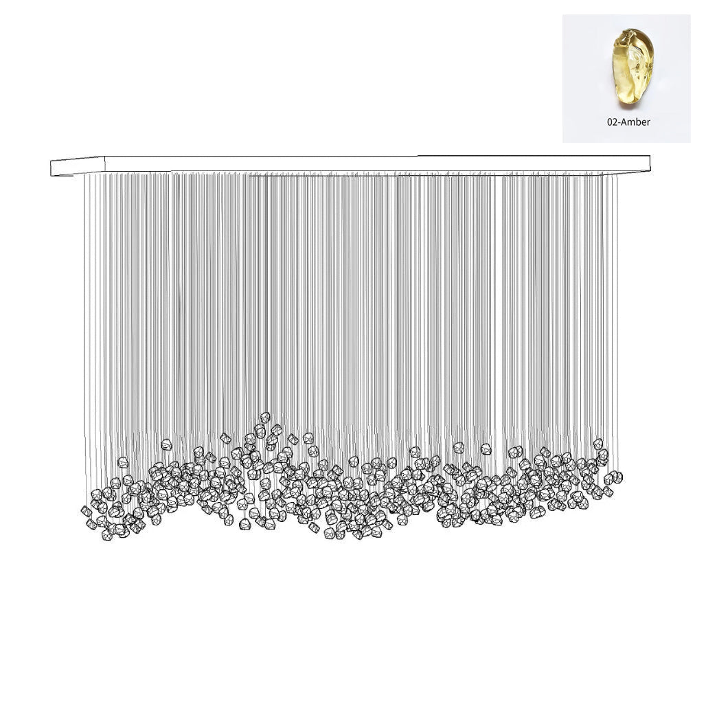 Veshaa Postmodern Luxury Stone Crystal Chandelier - Letslighting