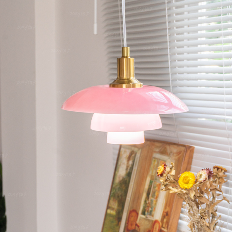 Valentina Vintage Nordic Design Glass LED Pendant Light Dining Room - Letslighting