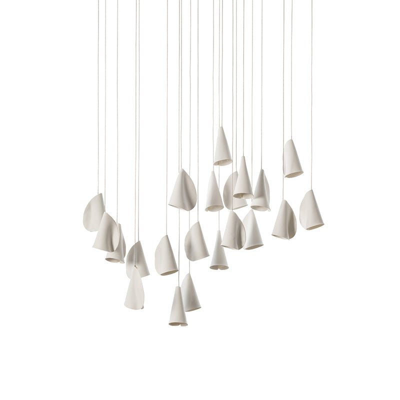 Olshaion Geometric Ceramic Pendant Light - Letslighting
