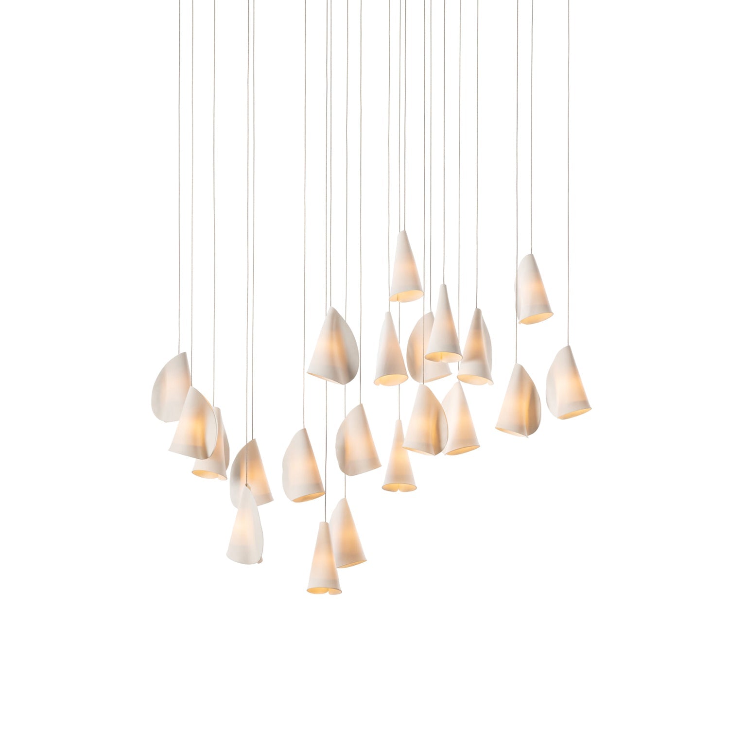 Olshaion Geometric Ceramic Pendant Light - Letslighting