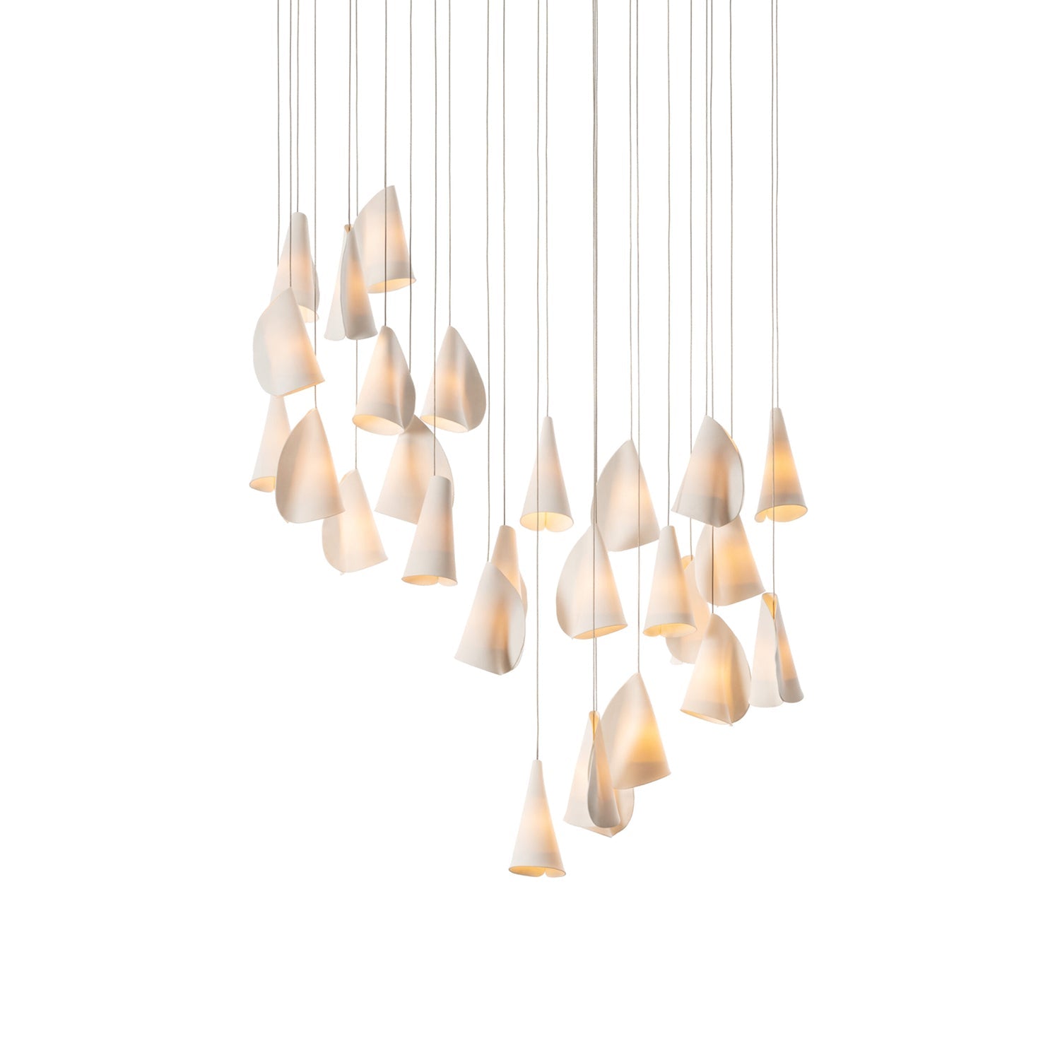 Olshaion Geometric Ceramic Pendant Light - Letslighting