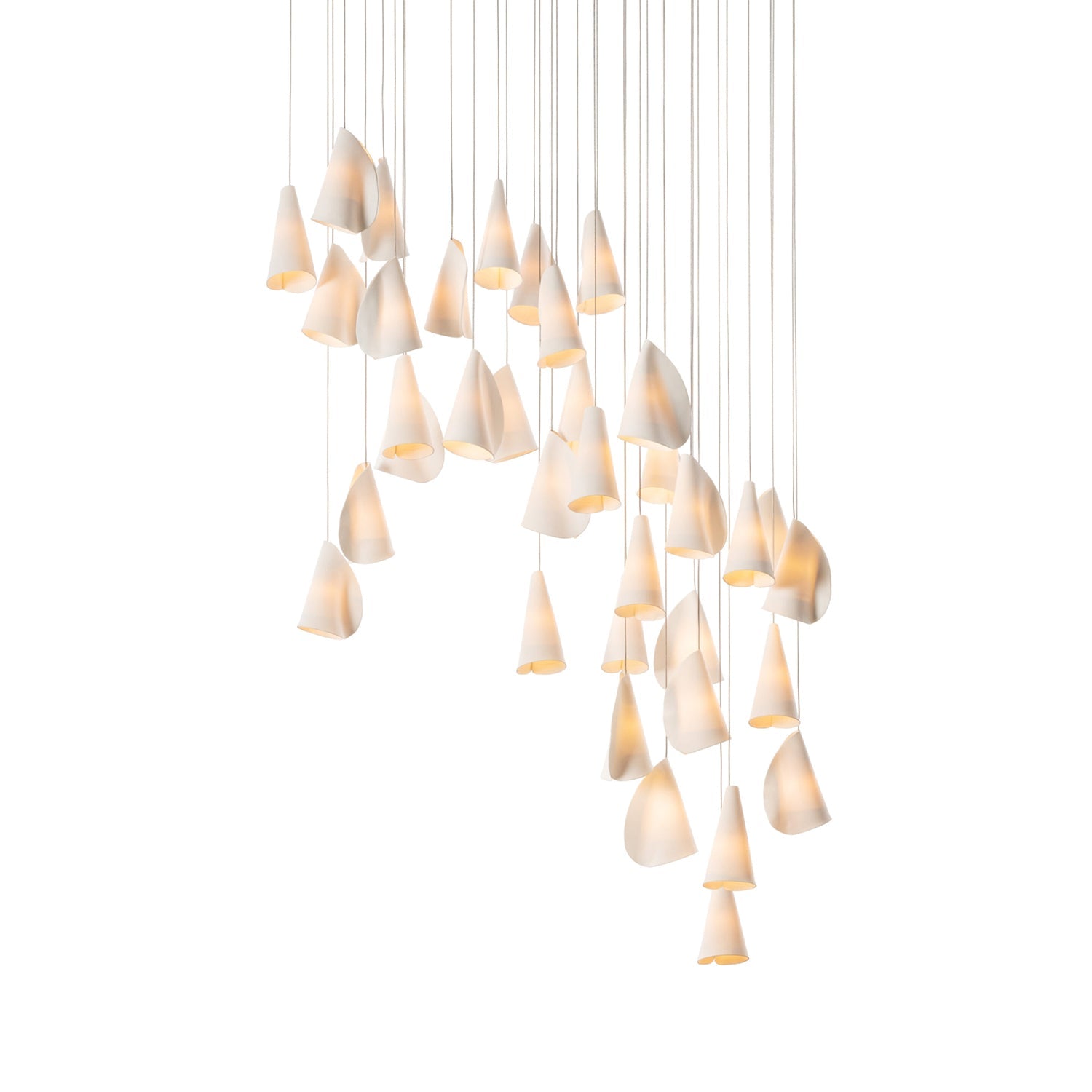 Olshaion Geometric Ceramic Pendant Light - Letslighting