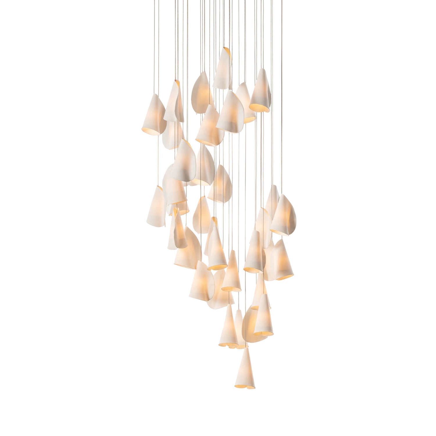 Olshaion Geometric Ceramic Pendant Light - Letslighting